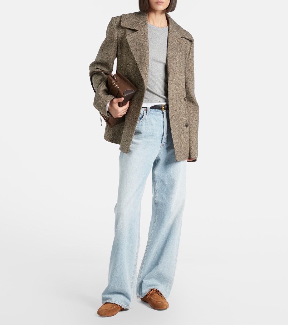 H693 suede boat shoes | Hogan