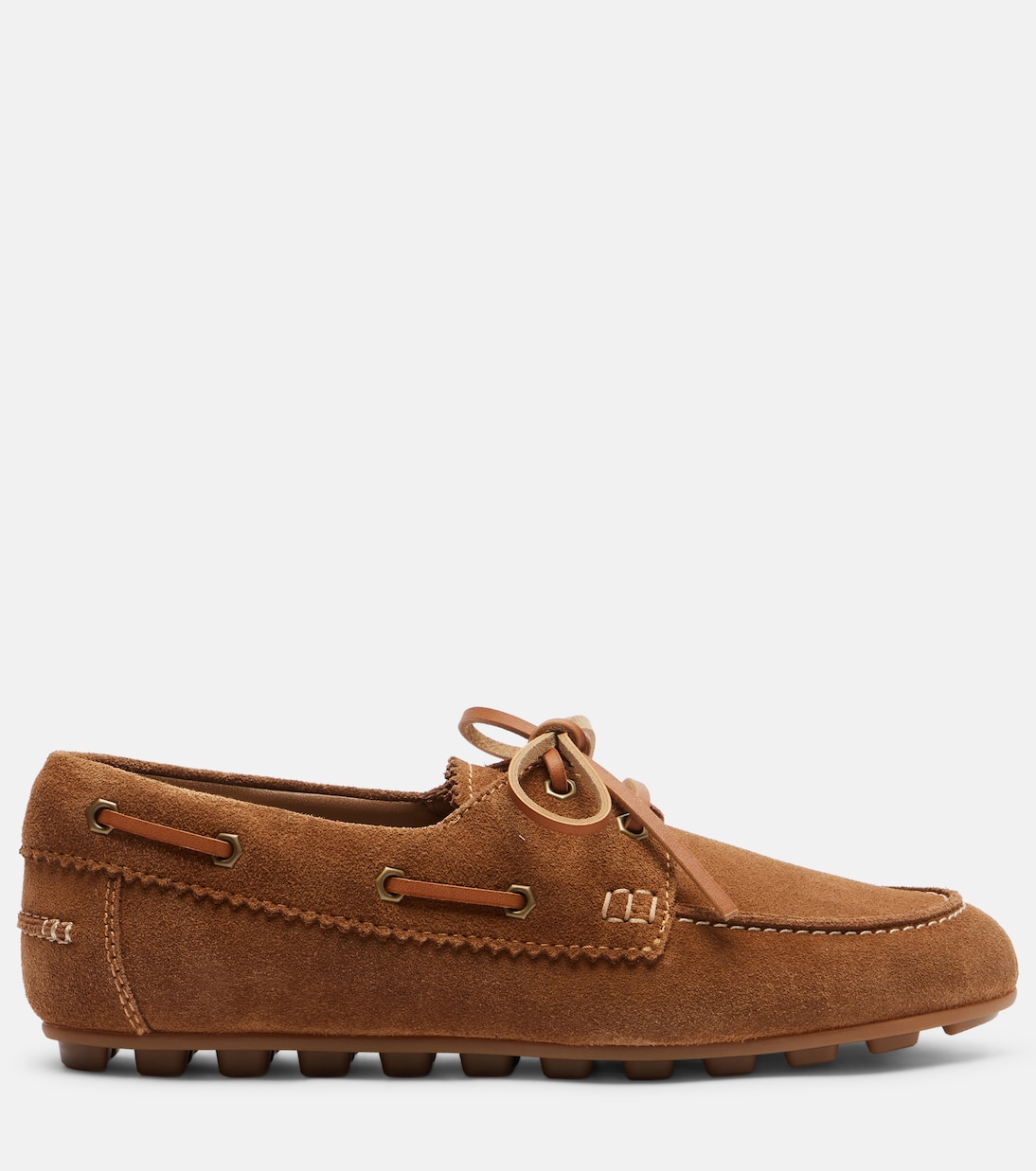 H693 suede boat shoes | Hogan