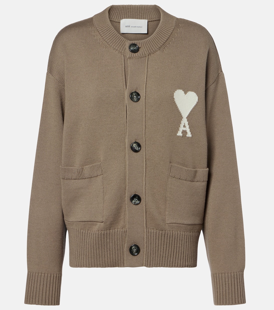 Cardigan Ami de Cœur in lana e cotone | Ami Paris