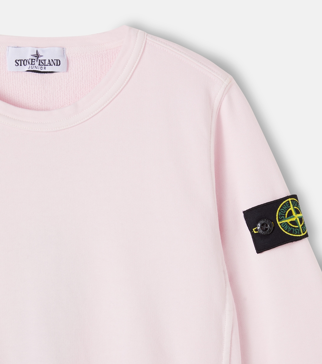 Compass cotton jersey sweatshirt | Stone Island Junior