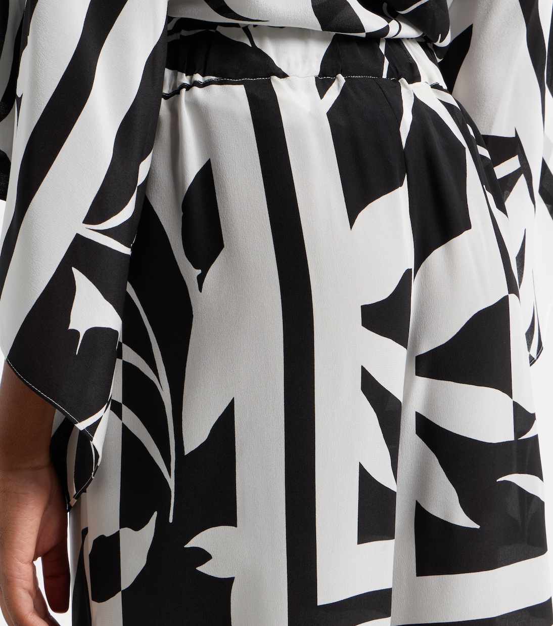 Voto printed silk palazzo pants | Max Mara