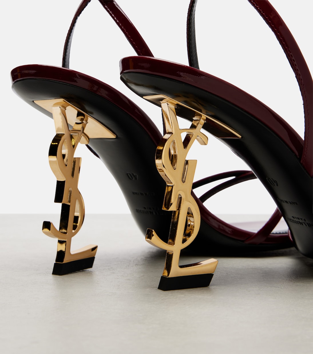 Sandalen Opyum 85 aus Lackleder | Saint Laurent