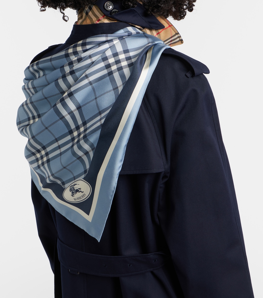 Tuch Burberry Check aus Seiden-Twill | Burberry
