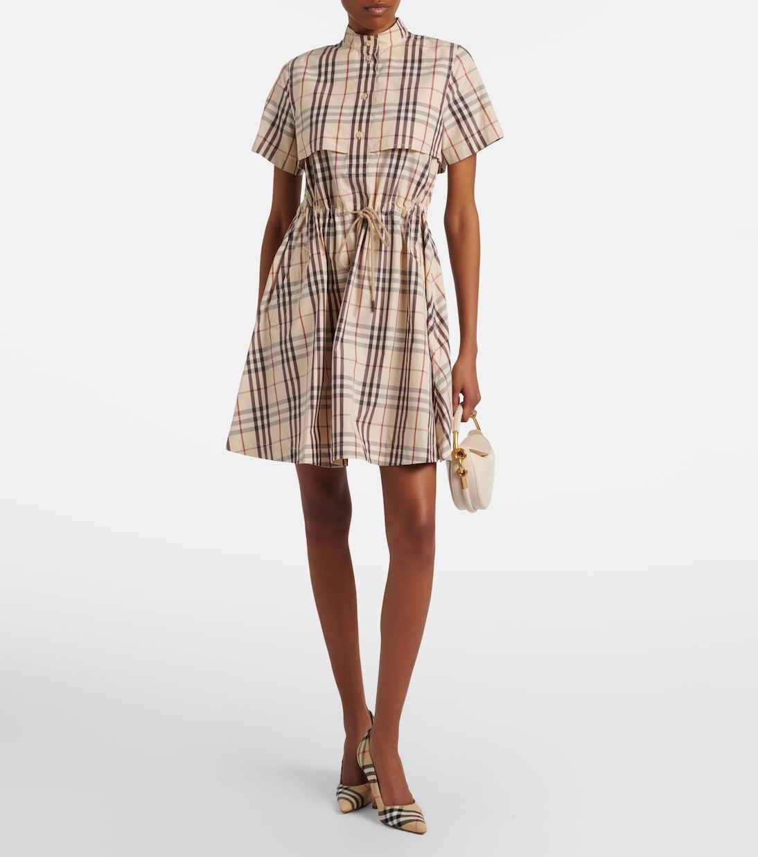 Minikleid Burberry Check aus Baumwolle | Burberry