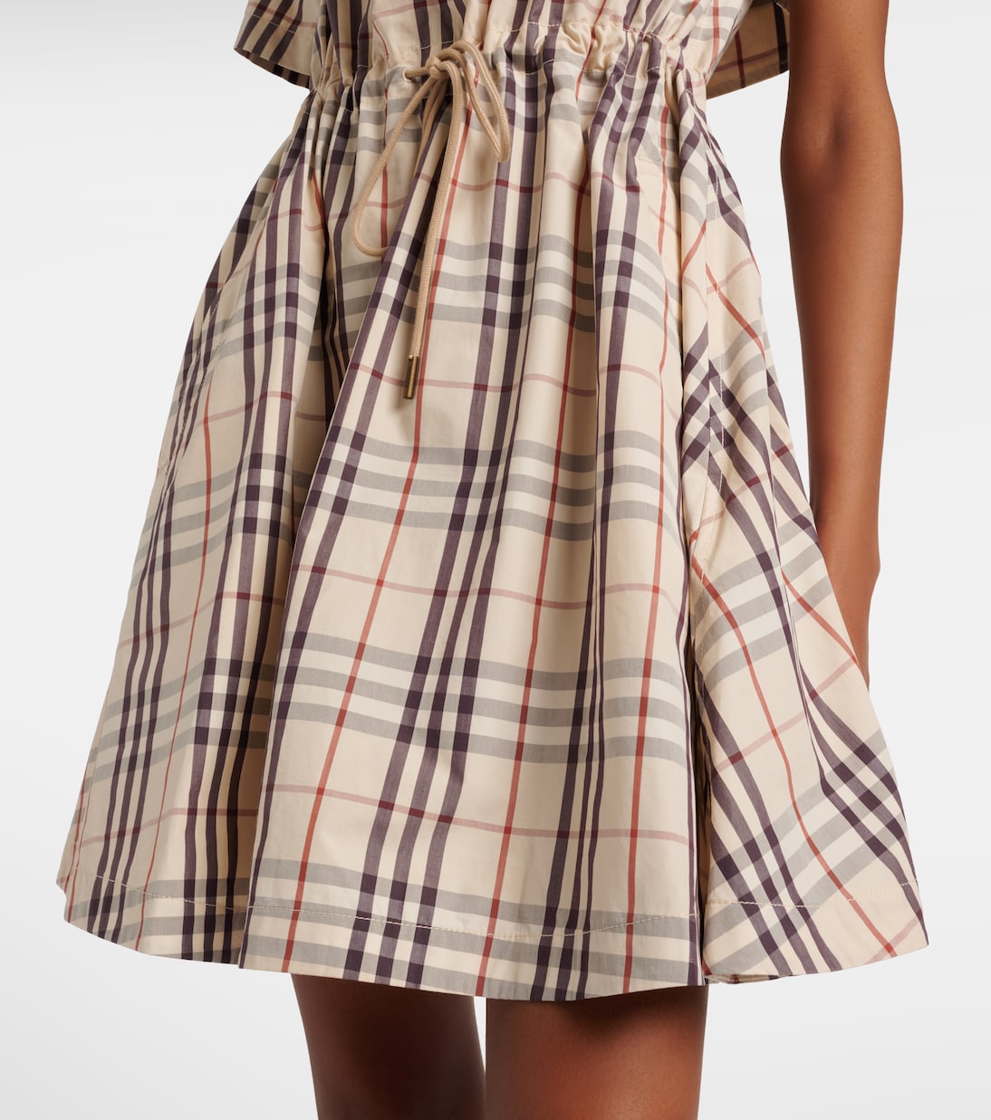 Minikleid Burberry Check aus Baumwolle | Burberry
