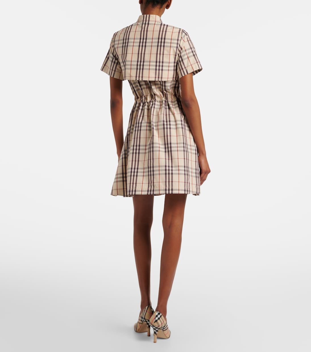 Minikleid Burberry Check aus Baumwolle | Burberry