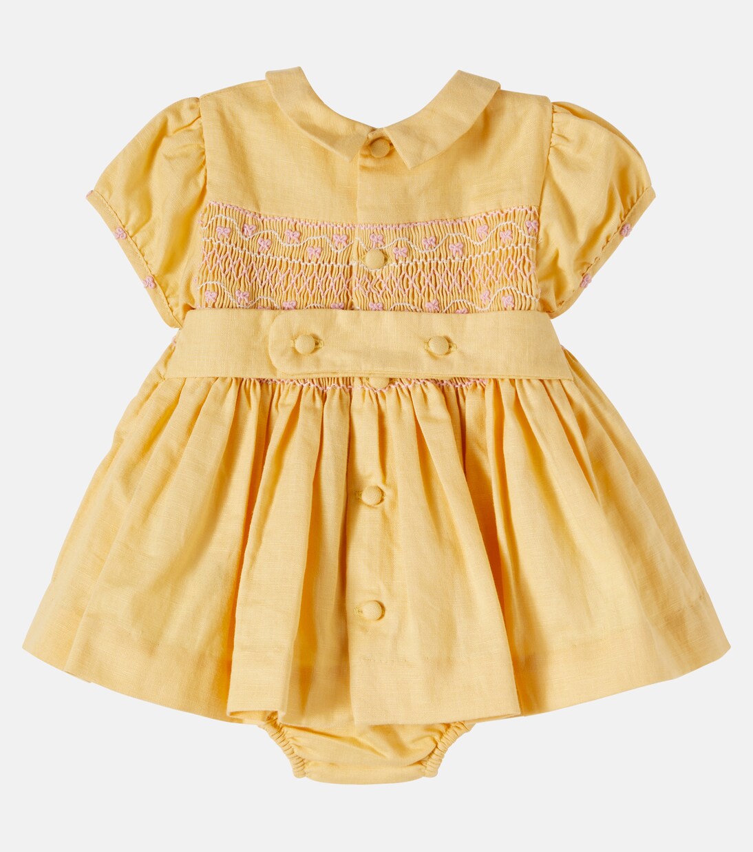 Baby - Set Dolly in lino e cotone | La Coqueta