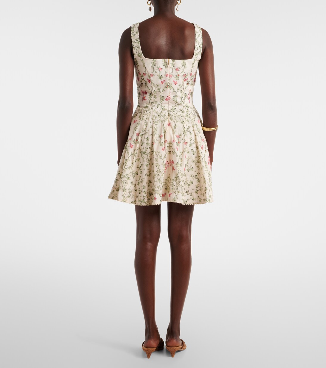 Agua floral cotton minidress | Agua by Agua Bendita