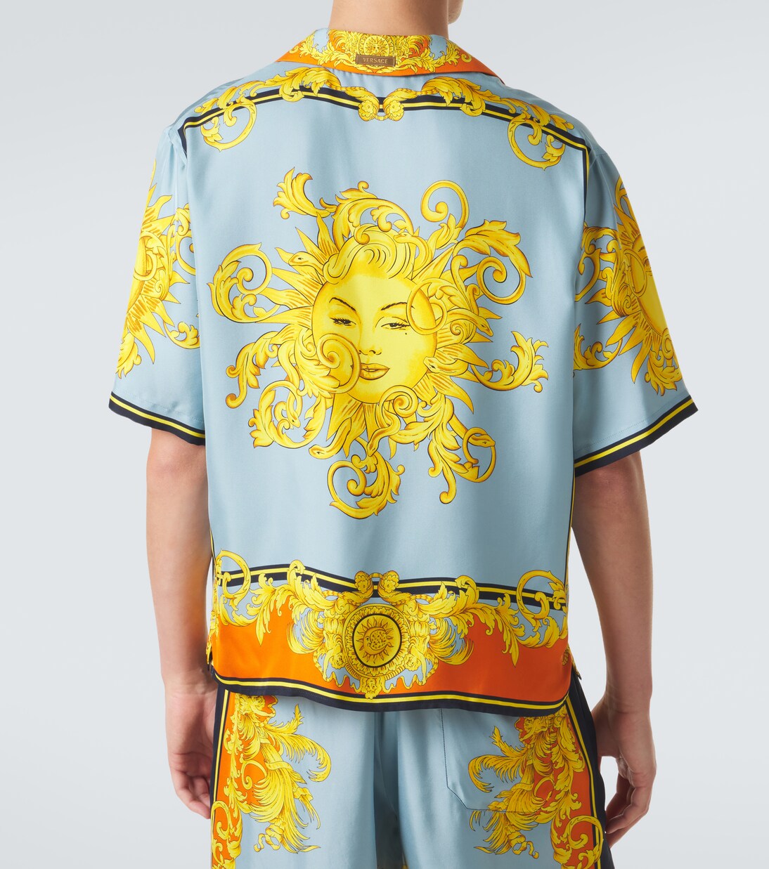Printed silk shirt | Versace