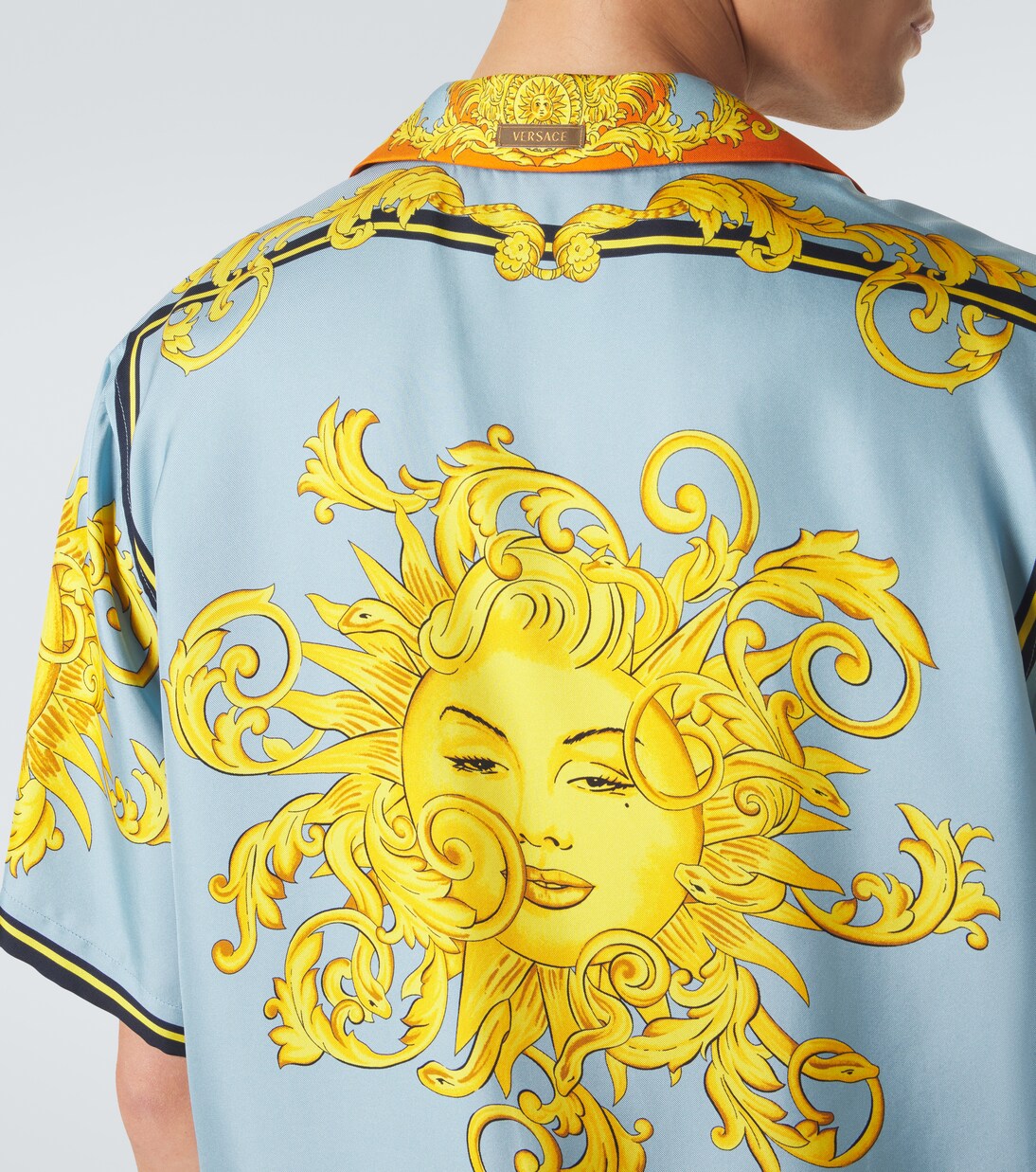 Printed silk shirt | Versace