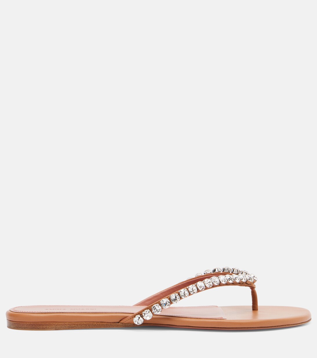 Sandalias Gigi de piel con cristales | Amina Muaddi