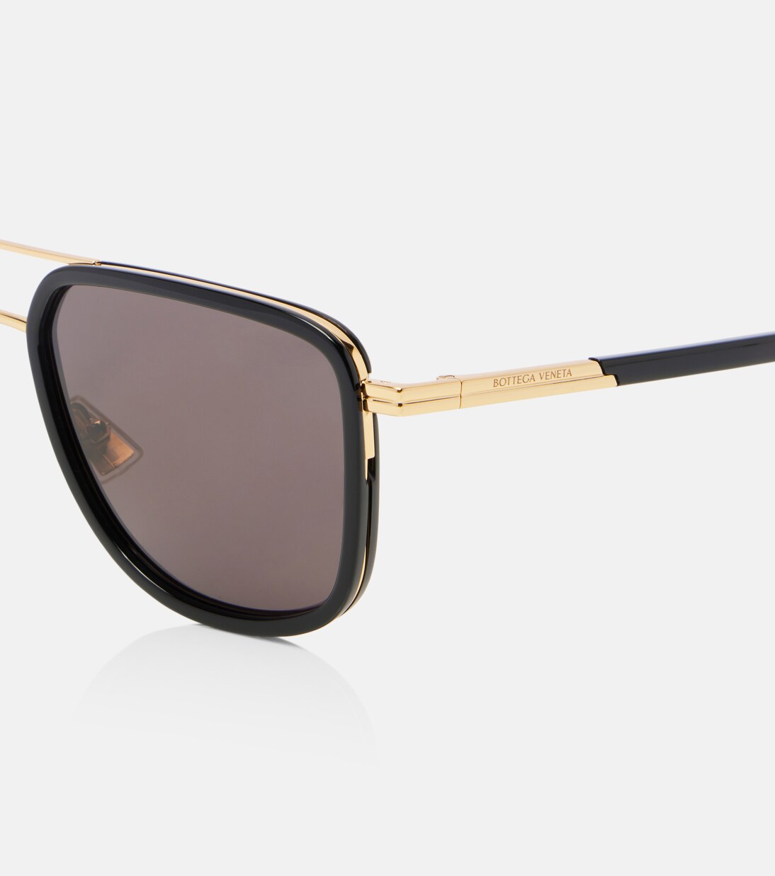 Metal Combi aviator sunglasses | Bottega Veneta