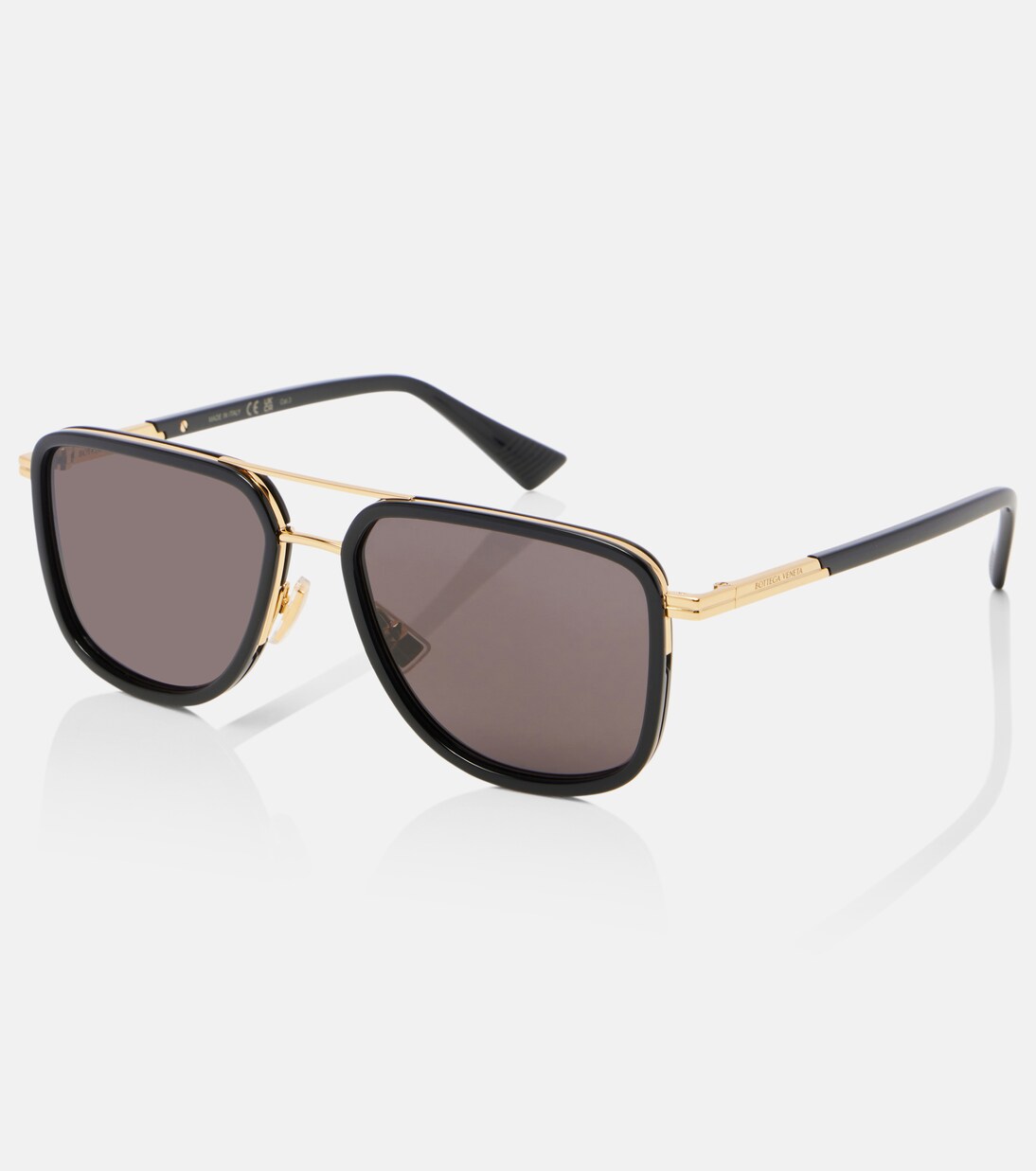 Metal Combi aviator sunglasses | Bottega Veneta