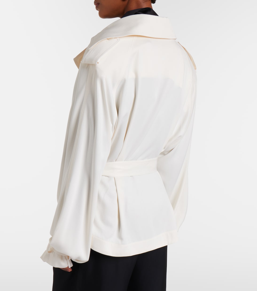 Elva cropped trench coat | The Frankie Shop