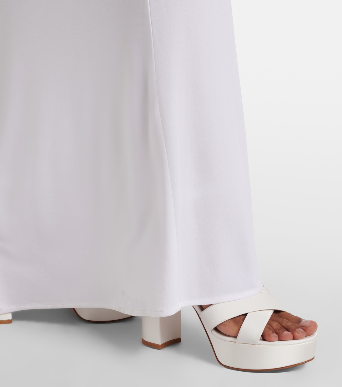 Sabrina satin platform sandals | Gianvito Rossi