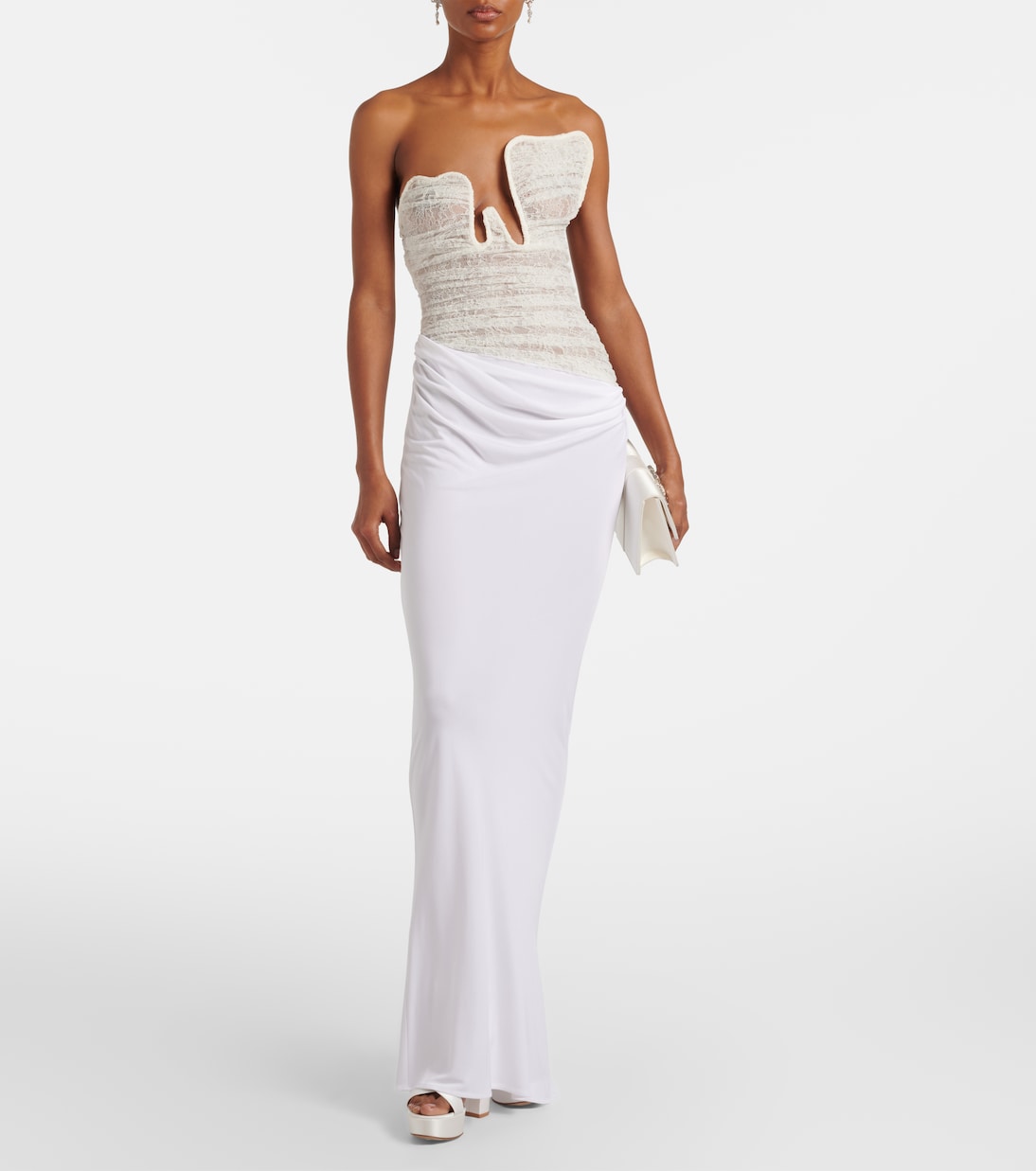 Sabrina satin platform sandals | Gianvito Rossi