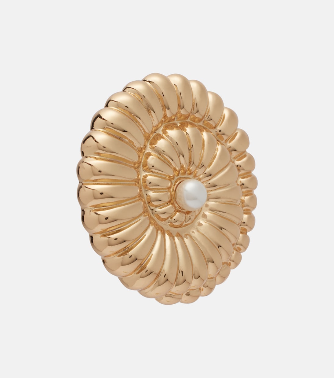 Faux pearl-embellished earrings | Self-Portrait