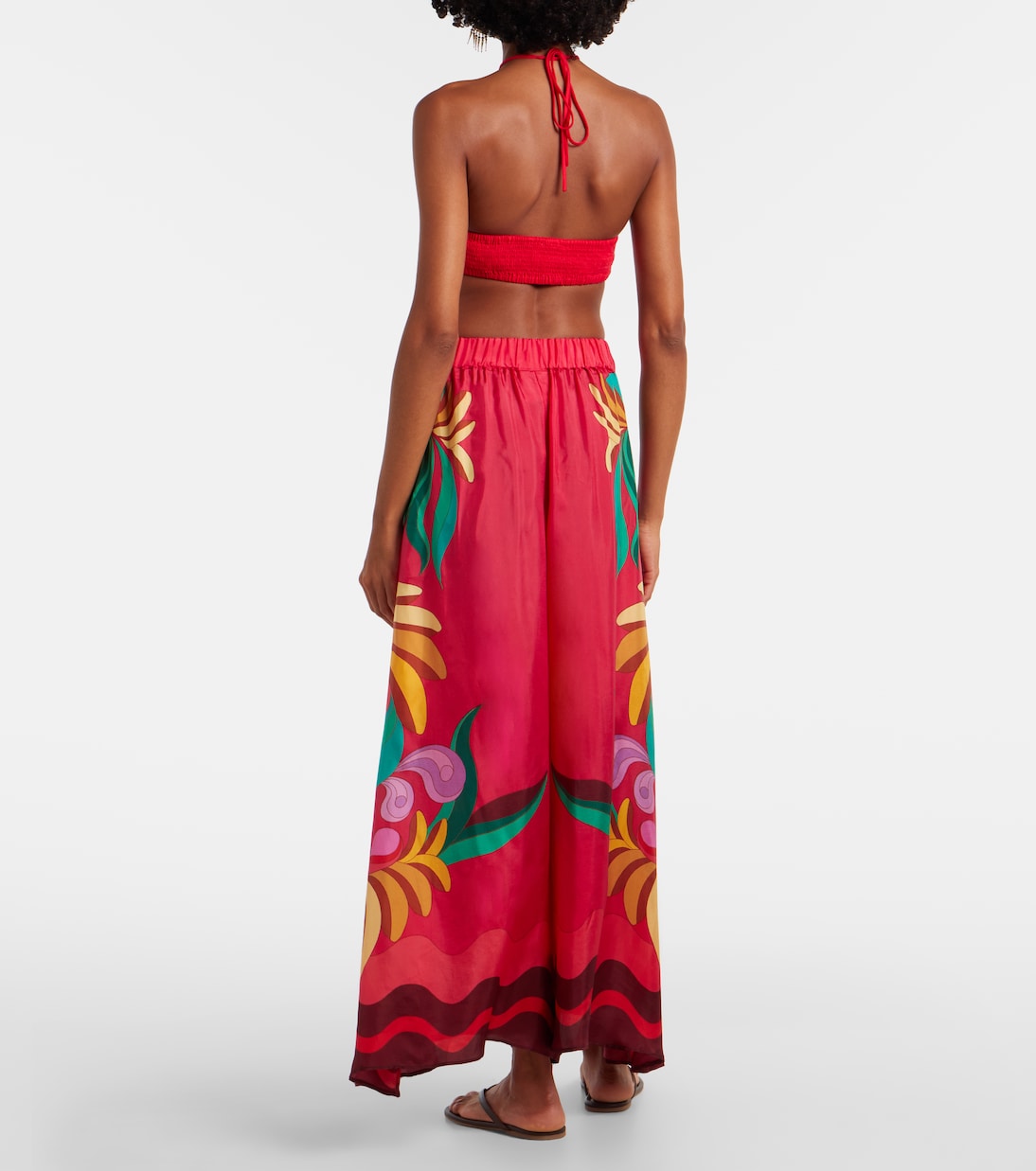 Banana Queen printed palazzo pants | Farm Rio
