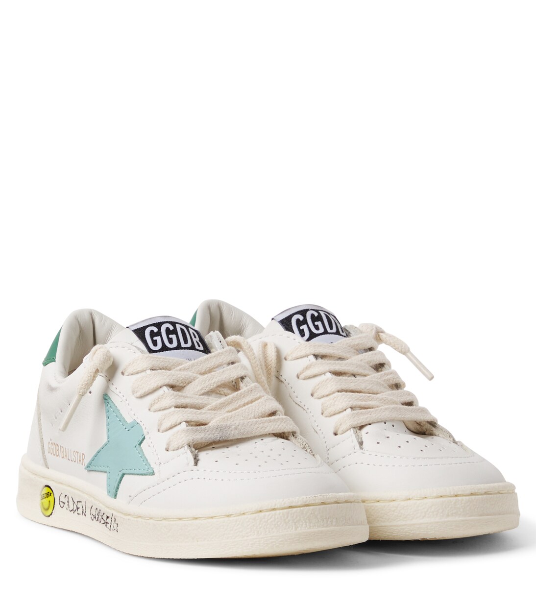 Ball Star leather sneakers | Golden Goose Kids