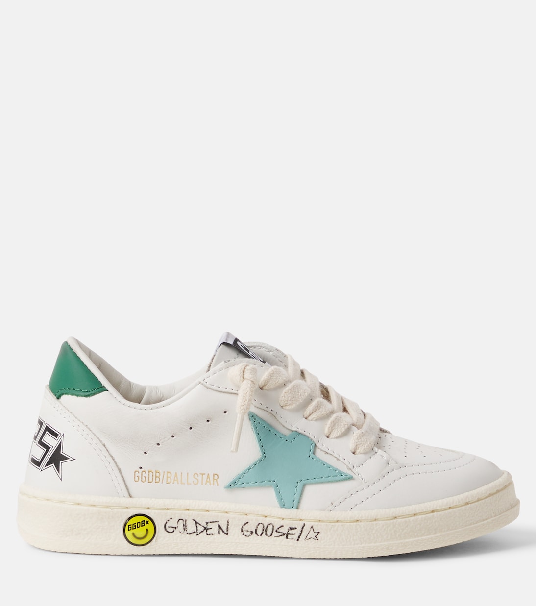 Ball Star leather sneakers | Golden Goose Kids