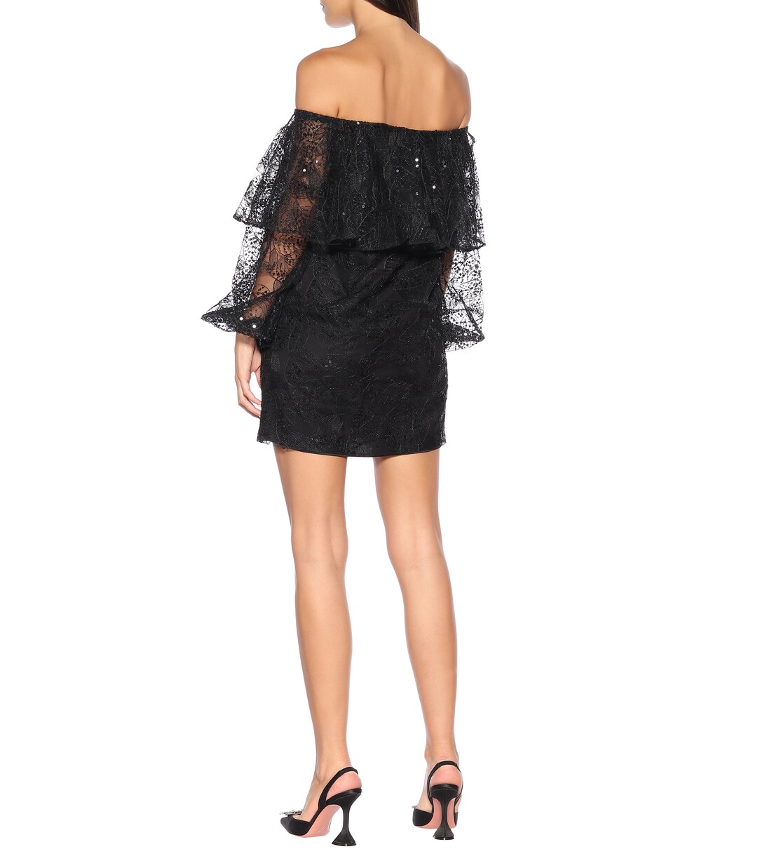 Top en dentelle à encolure bardot | Rotate