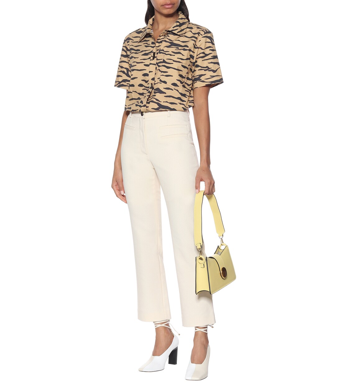 Pantalon Finley en crêpe | Rejina Pyo