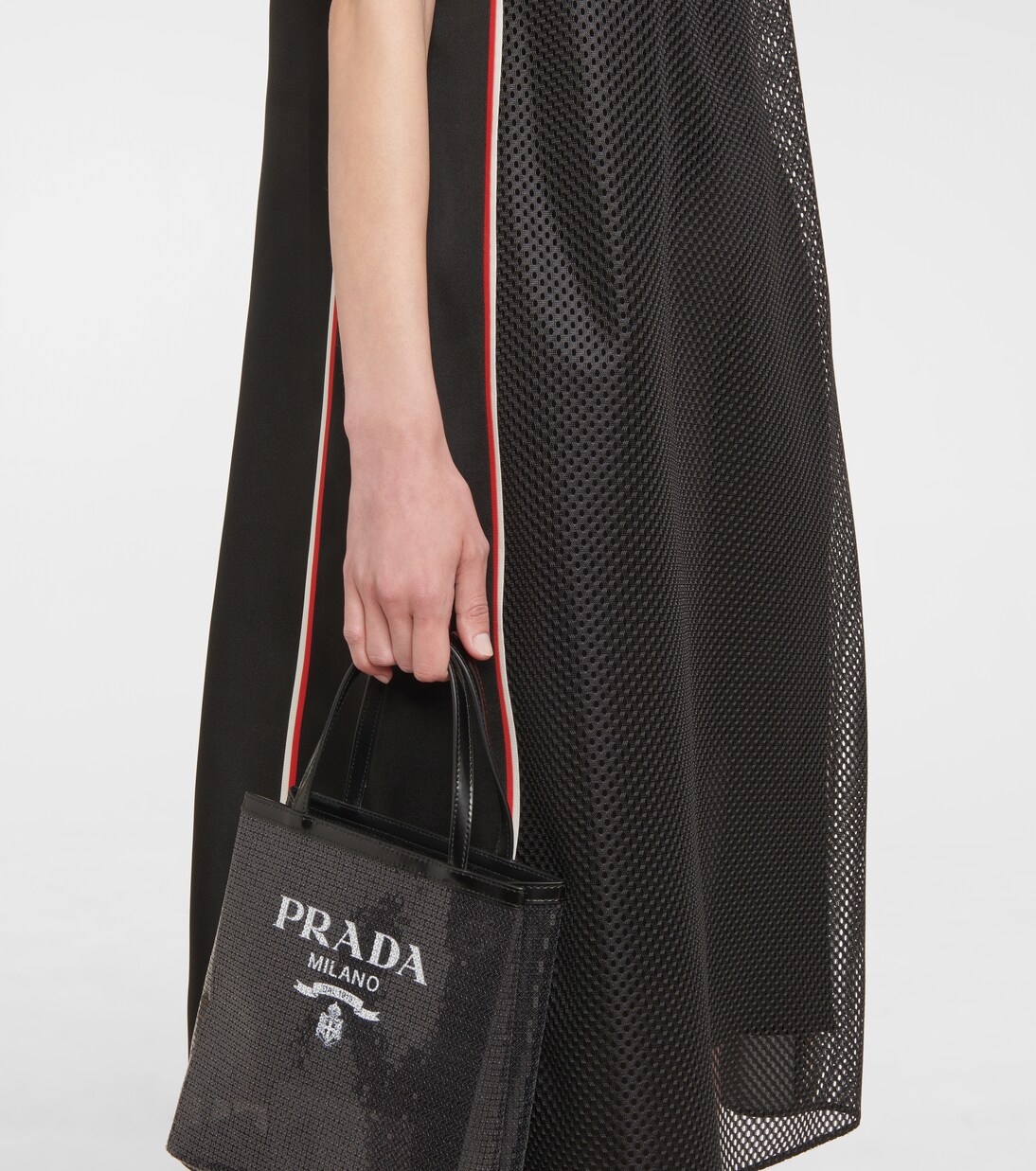 Mesh midi dress | Prada