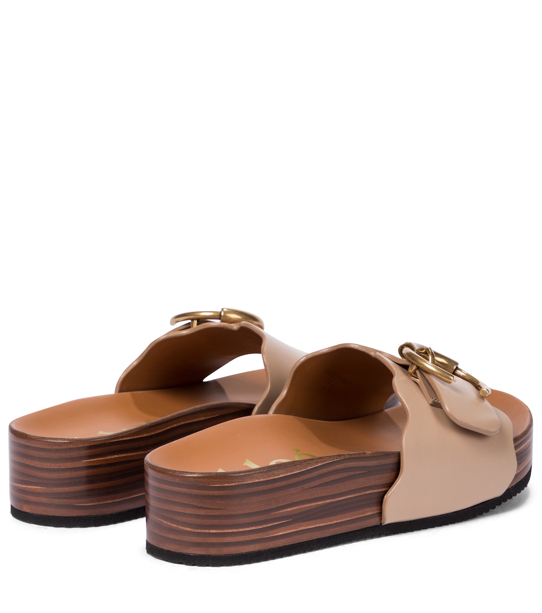 Pantoletten aus Leder | Chloé