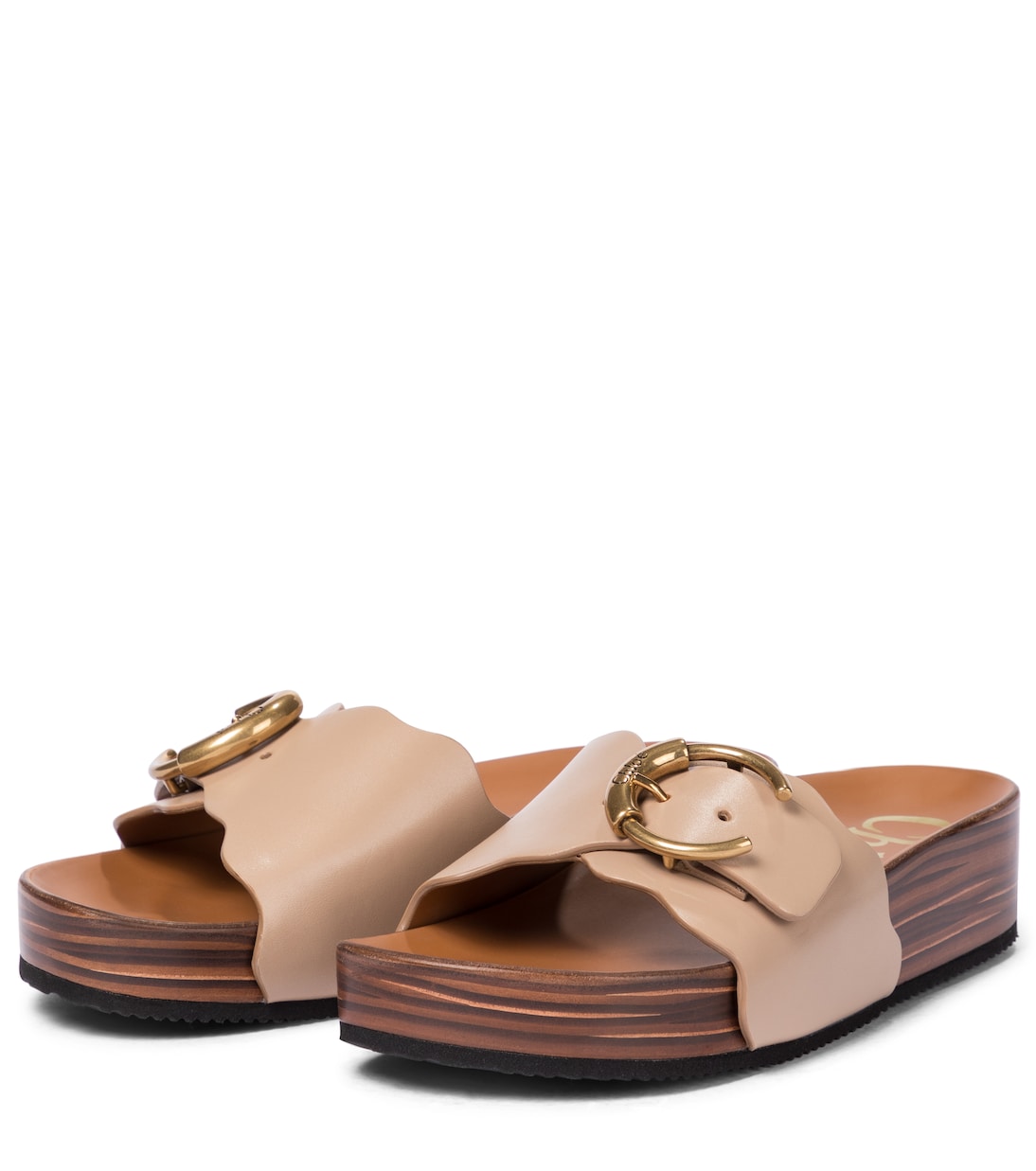 Pantoletten aus Leder | Chloé