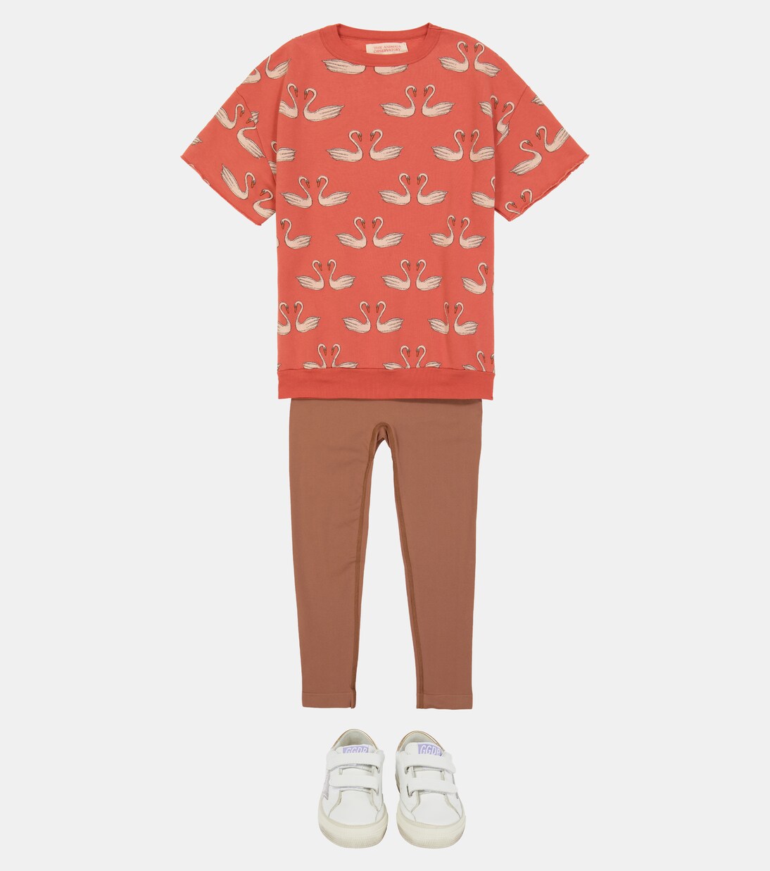 Printed cotton-jersey T-shirt | The Animals Observatory