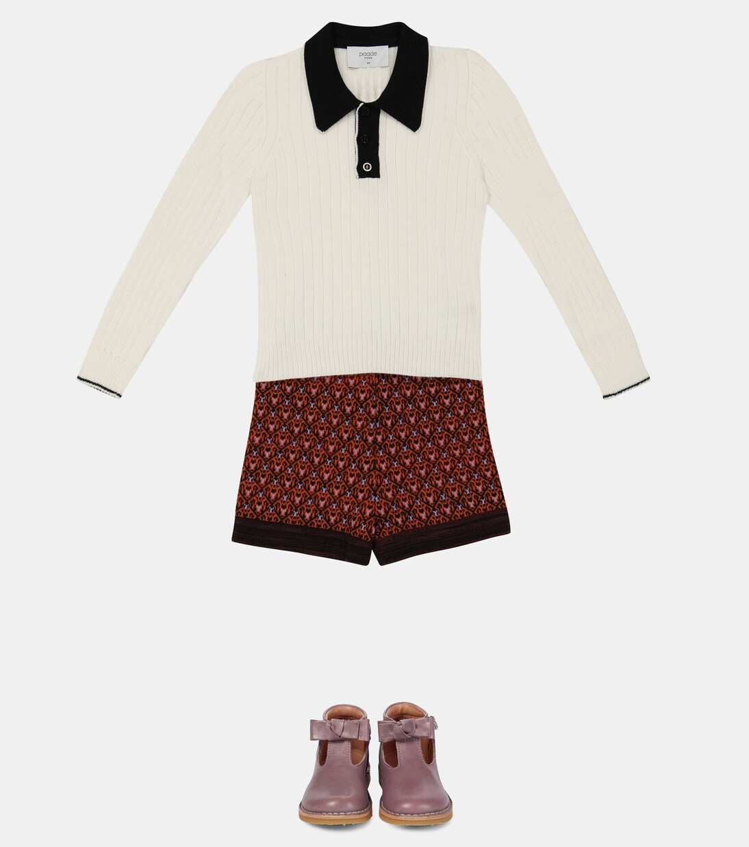 Intarsia wool-blend shorts | Paade Mode