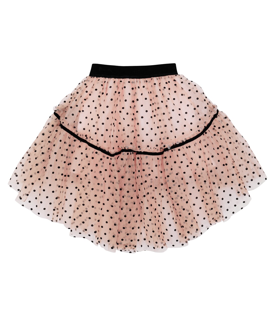 Polka dotted tulle skirt | Monnalisa