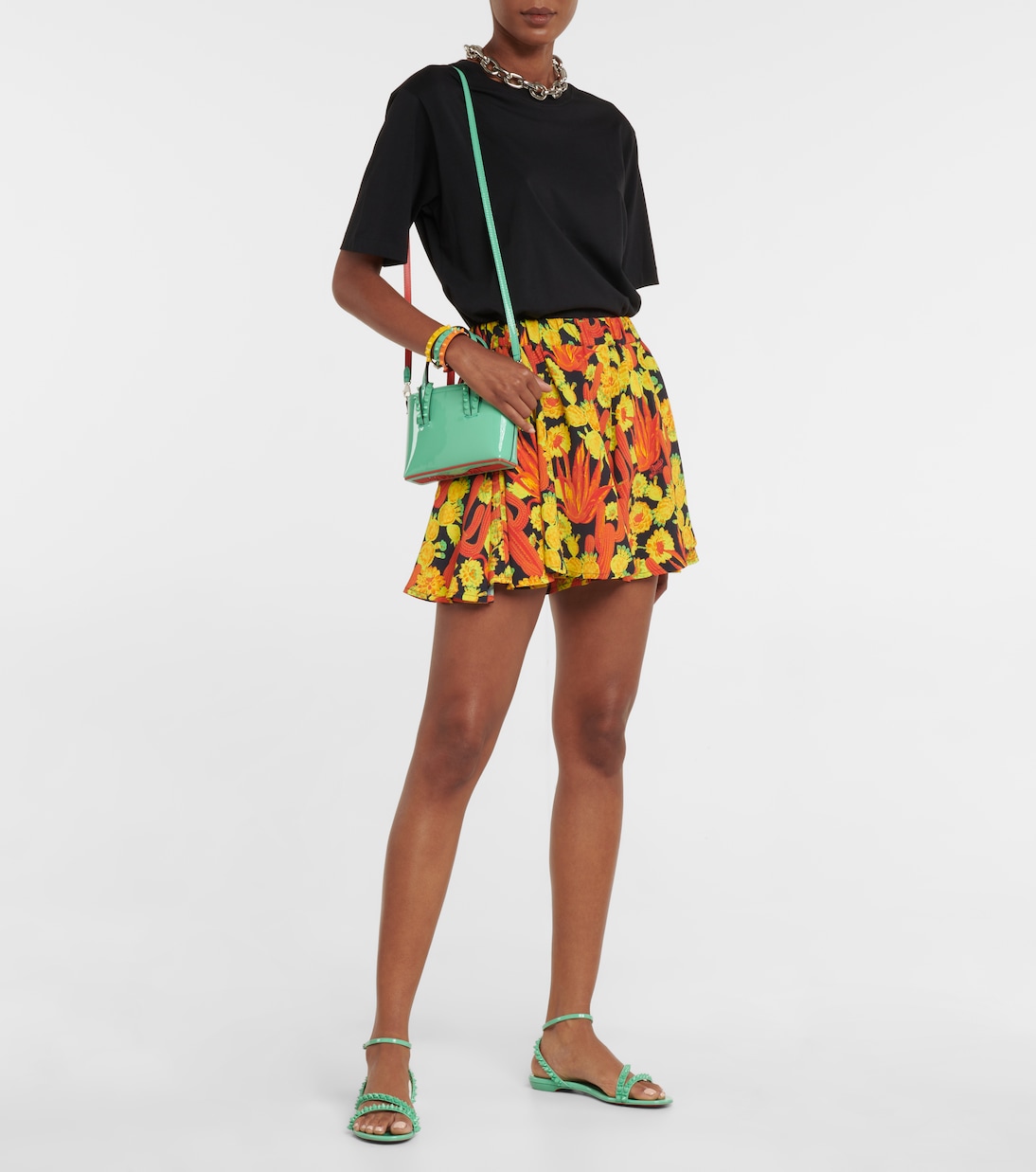 Mafaldina Spikes leather sandals | Christian Louboutin