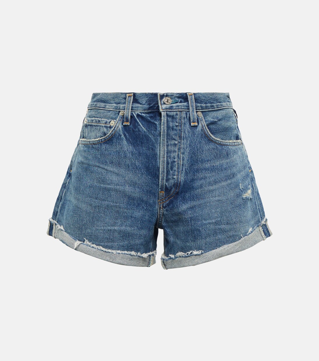 Frieda mid-rise denim shorts | Citizens of Humanity