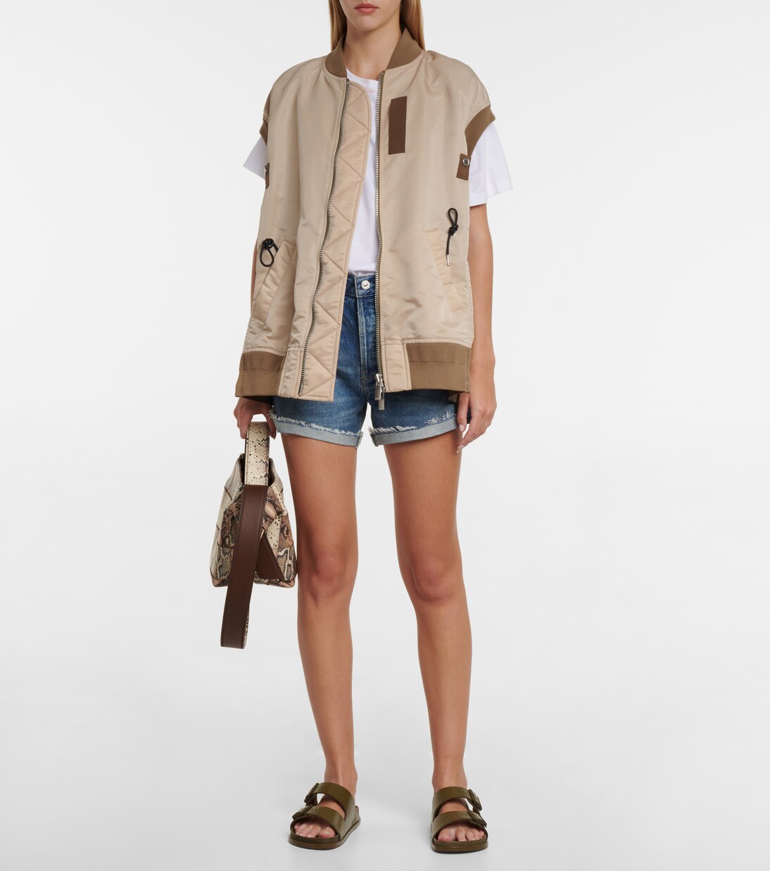 Frieda mid-rise denim shorts | Citizens of Humanity