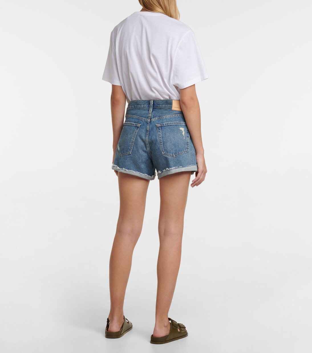 Frieda mid-rise denim shorts | Citizens of Humanity