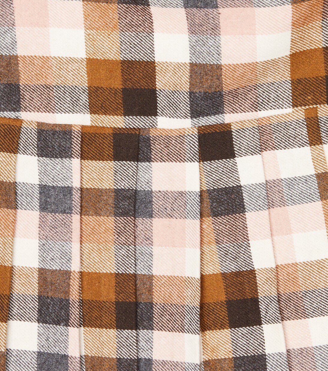 Jupe en coton mélangé à carreaux | Il Gufo