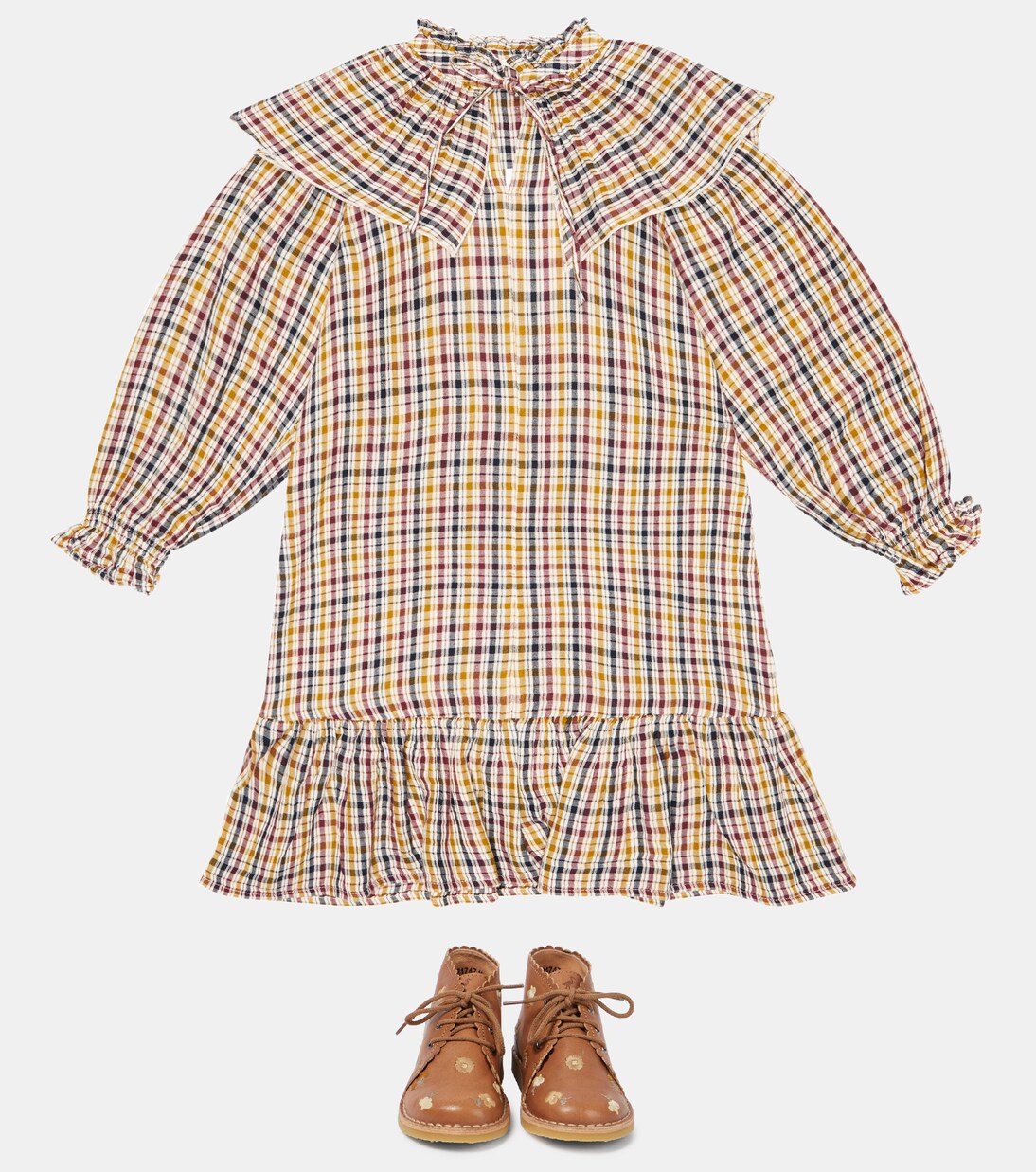 Berenice checked cotton dress | The New Society