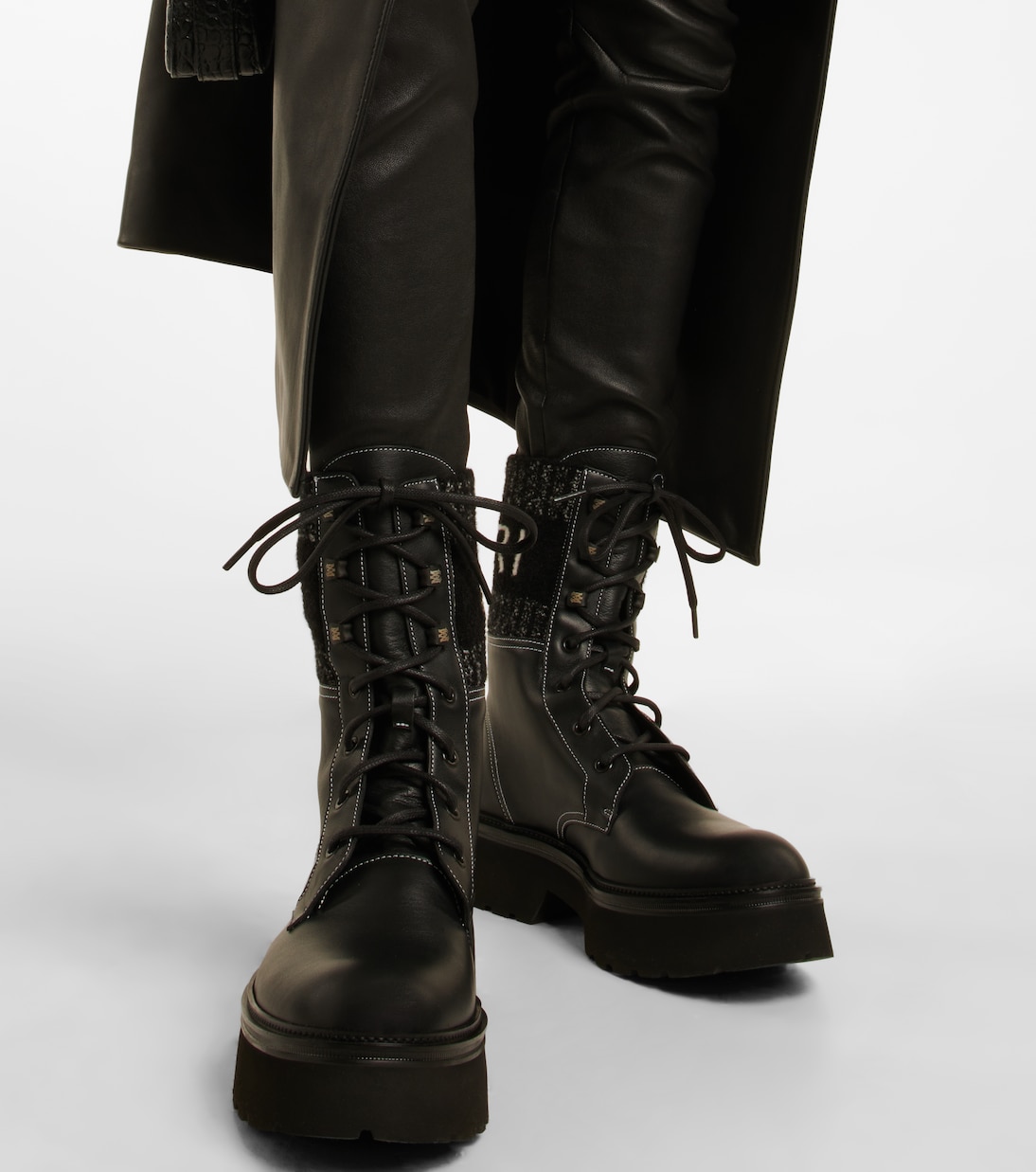 Leather lace-up boots | Amiri