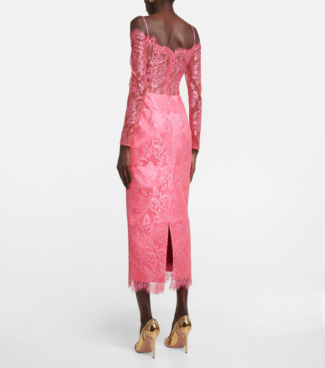 Corset lace midi dress | Rasario