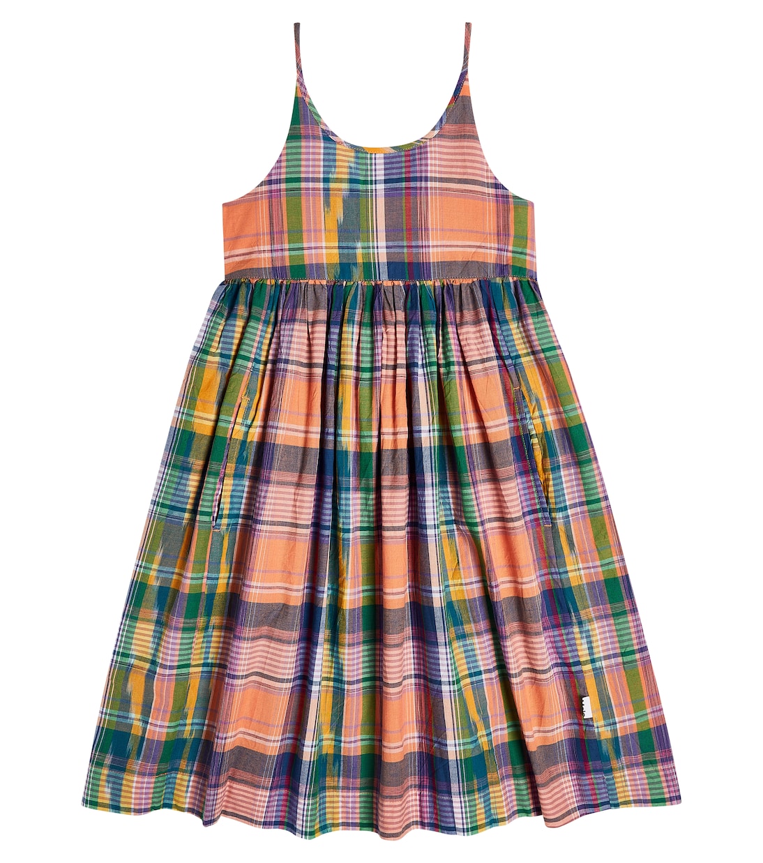 Chrissie checked cotton poplin dress | Molo