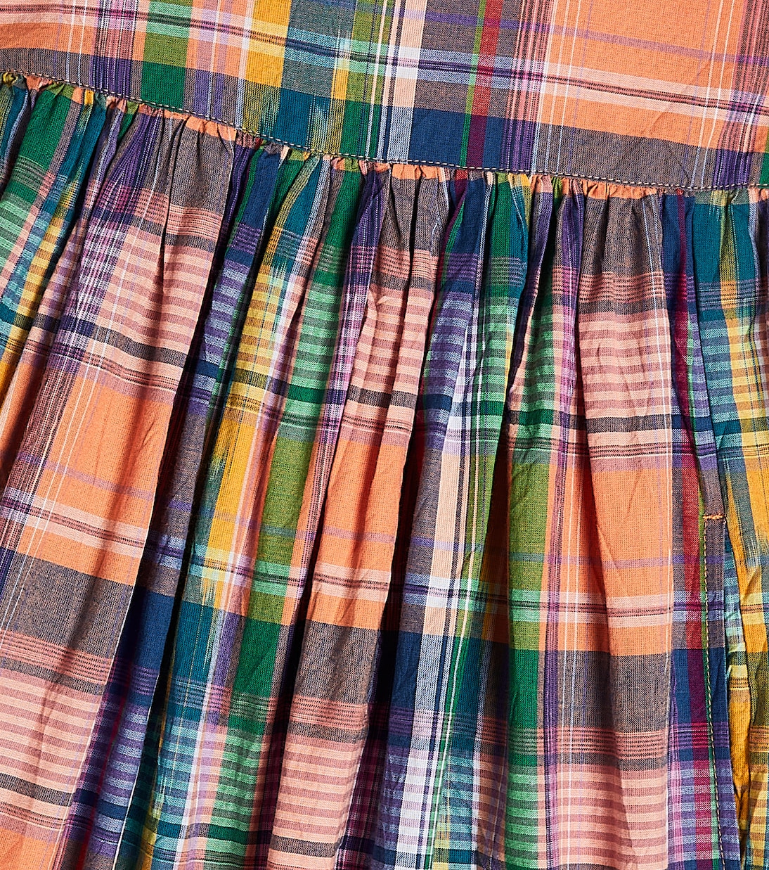 Chrissie checked cotton poplin dress | Molo