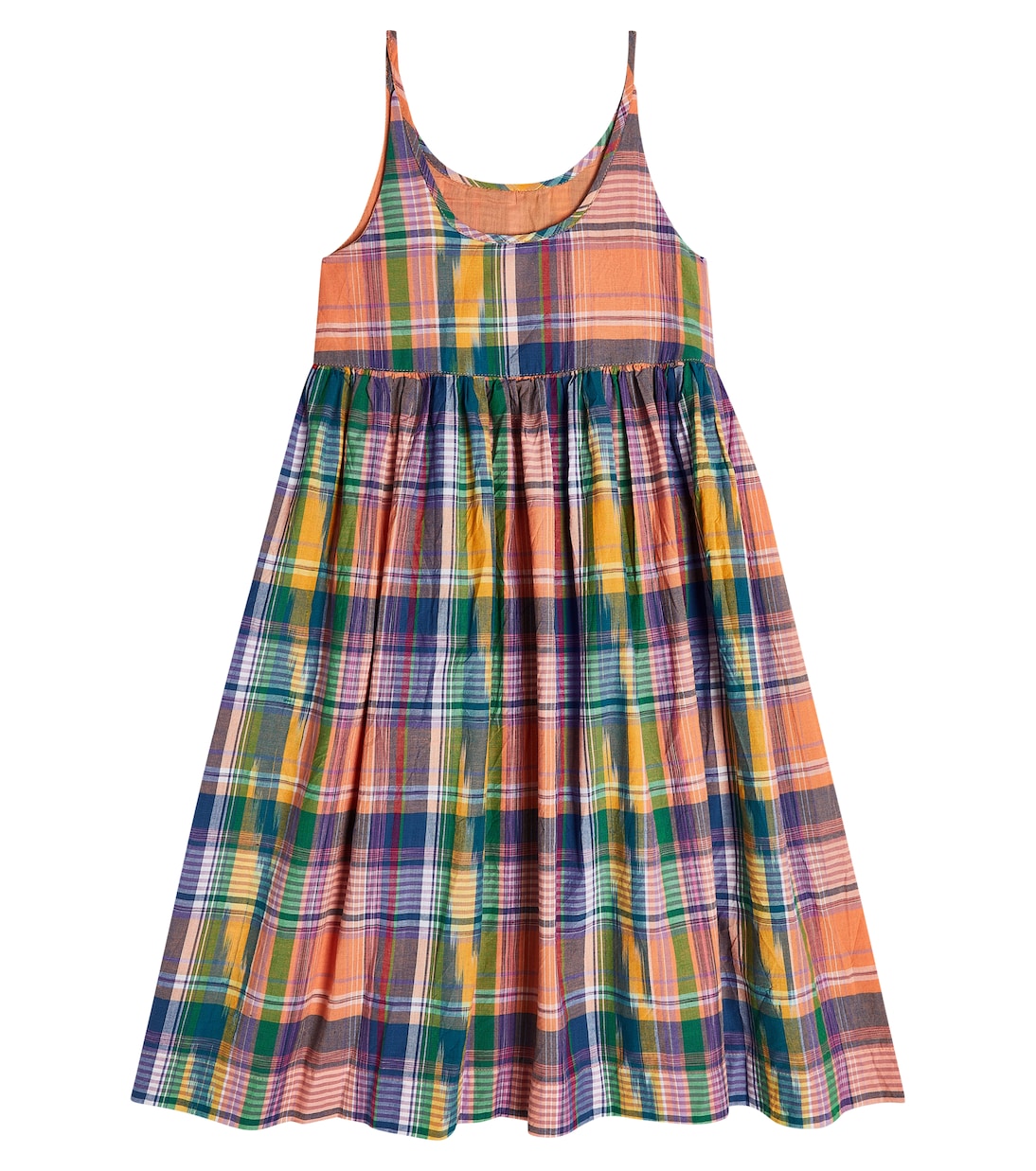 Chrissie checked cotton poplin dress | Molo