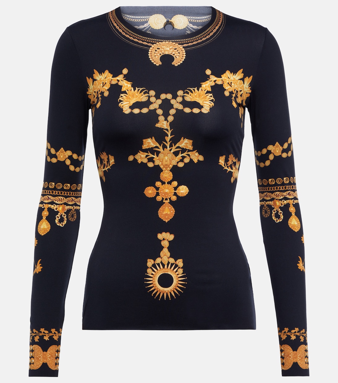 Bedrucktes Top aus Jersey | Marine Serre