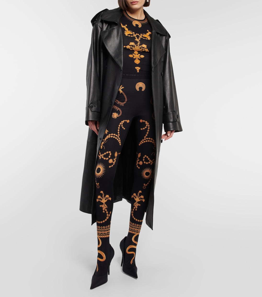 Bedrucktes Top aus Jersey | Marine Serre