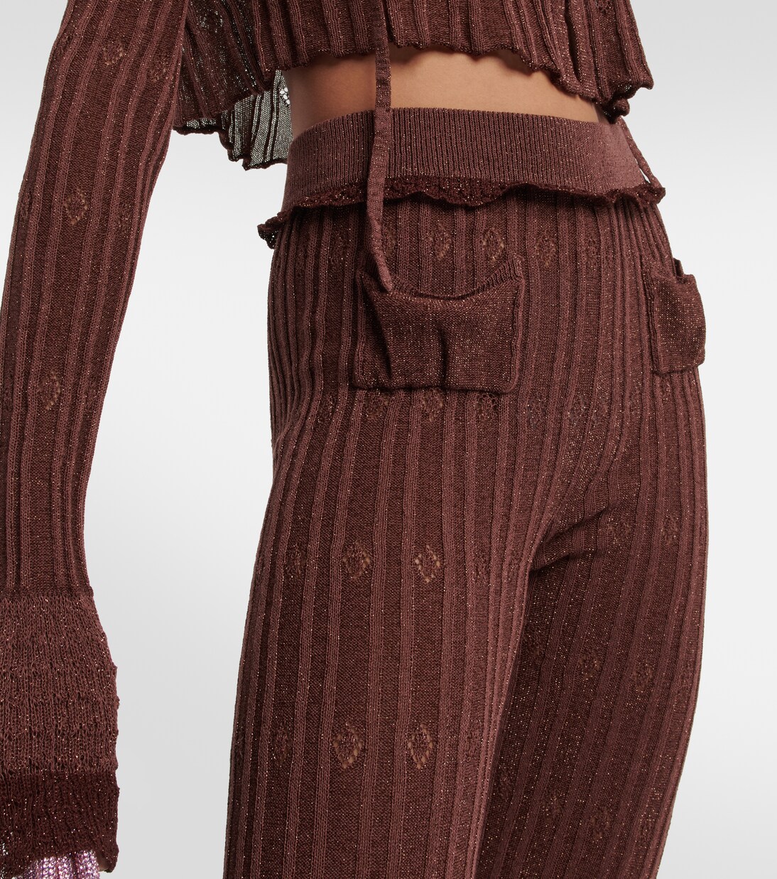 Legging évasé à taille haute | KNWLS