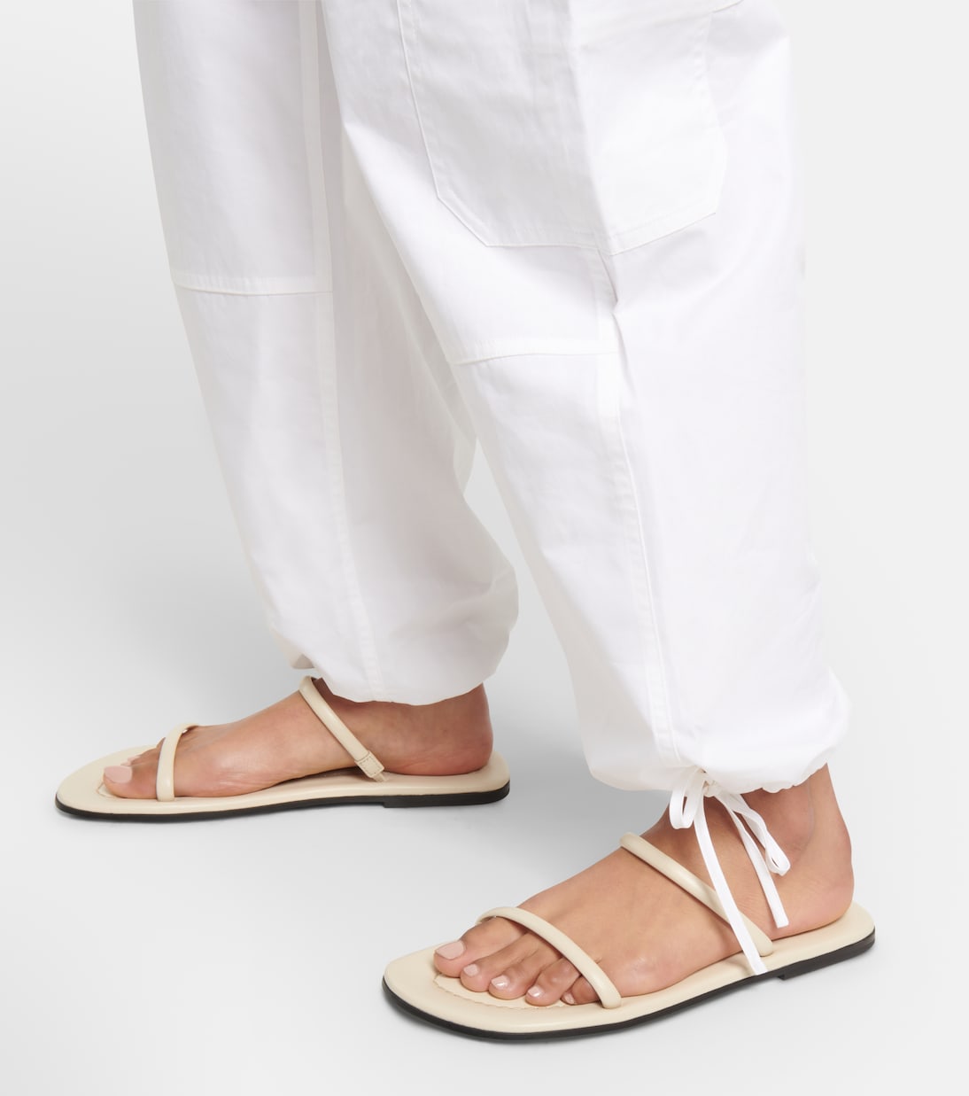 Sandalen The City aus Leder | Toteme