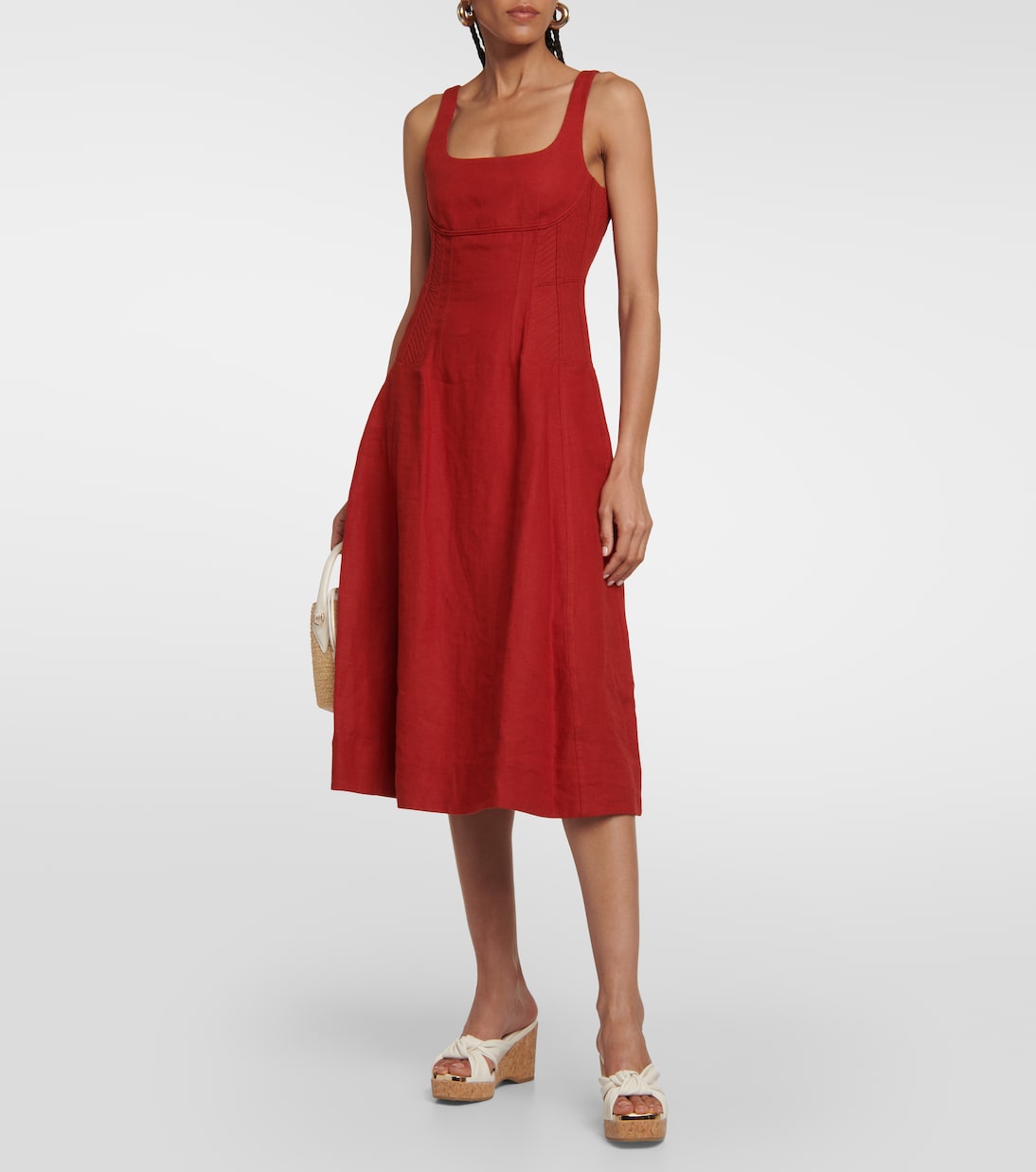 Wedge-Pantoletten Avenue aus Leder | Jimmy Choo