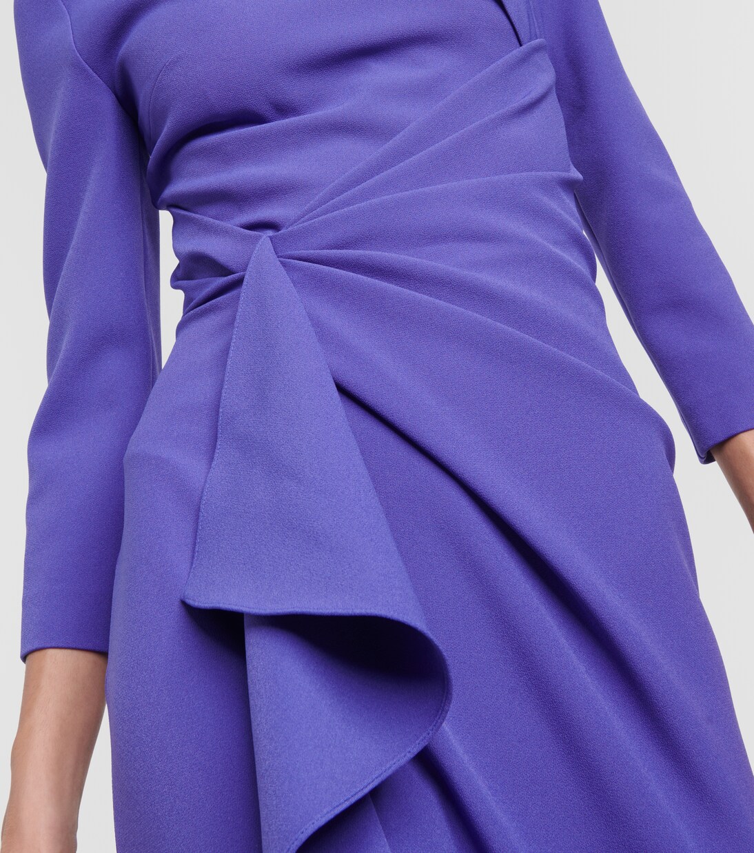 Robe longue Avery en crêpe | Safiyaa