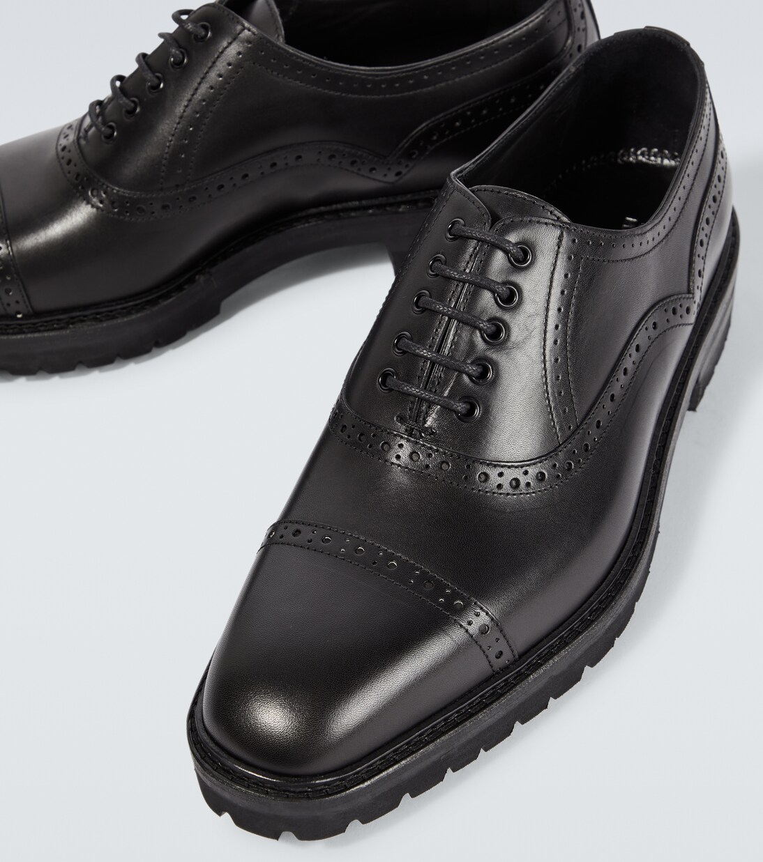 Norton leather Oxford shoes | Manolo Blahnik